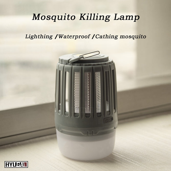 Mosquito Fly Killer LED Lamp Portable USB Electronic Rechargeable Bug Zapper for Summer Trip,Outdoor Camping,Patio,Home and Garden,Outdoor/Indoor Fly Trap (Pack of 1)